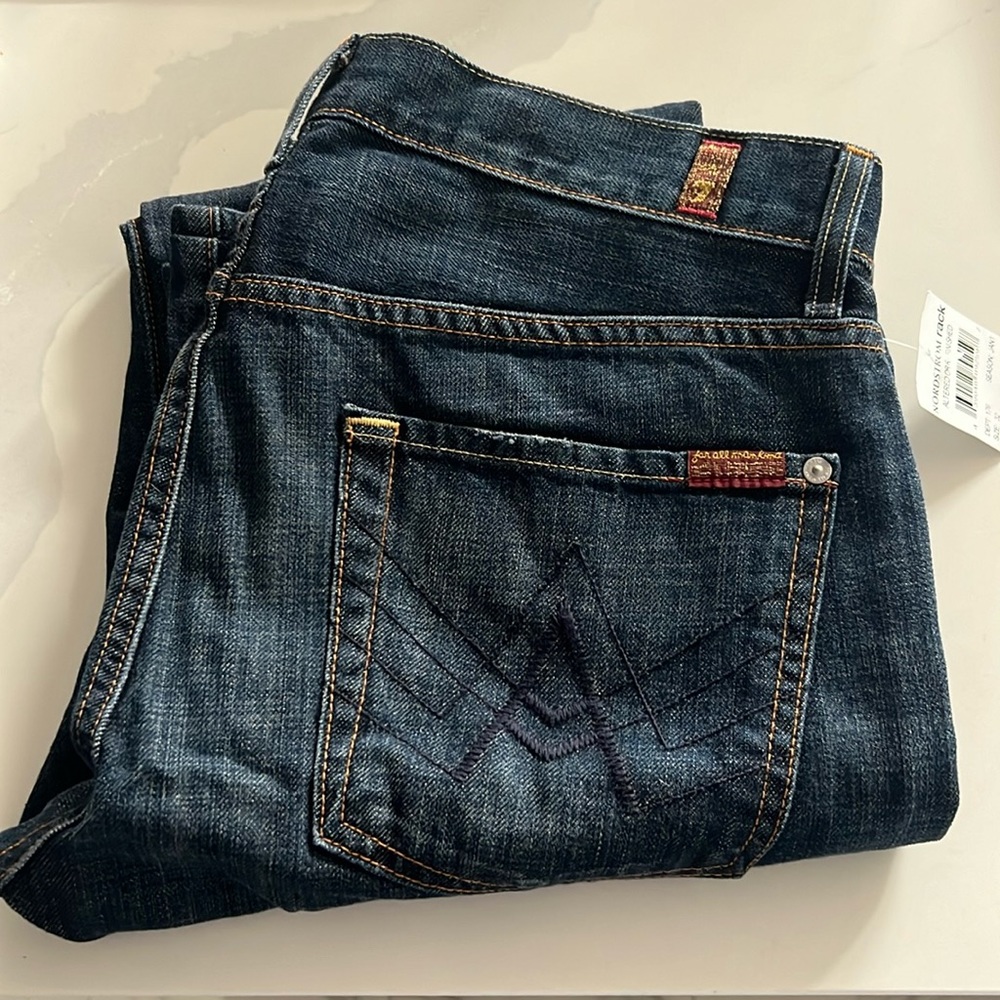 7 for all mankind Jeans. Size 32W x 32L Brett Boot Cut. NWT
